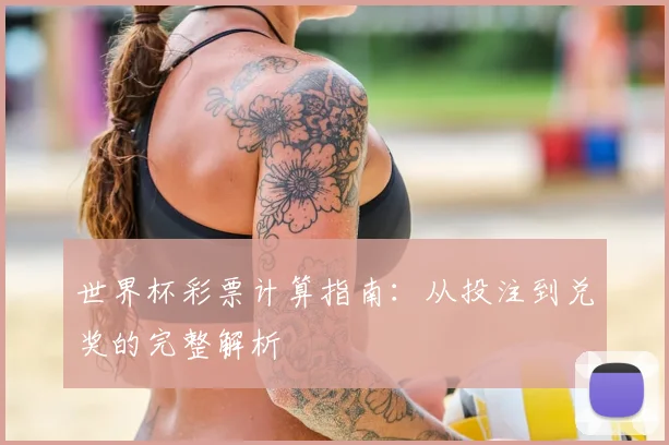 世界杯彩票计算指南:从投注到兑奖的完整解析